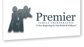 The Premier Family Chiropractic website header logo