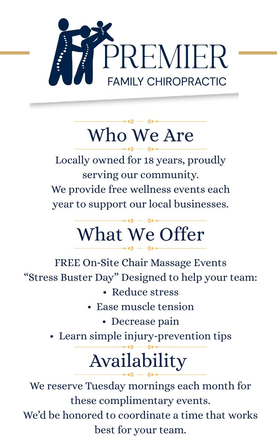 MASSAGE BROCHURE